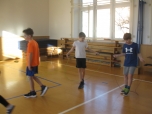 5. B leden - Přeskok přes švihadlo