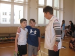5. B leden - Přeskok přes švihadlo