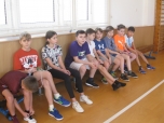 5. B leden - Přeskok přes švihadlo
