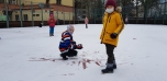 První sníh  pracovní činnosti