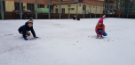 První sníh  pracovní činnosti