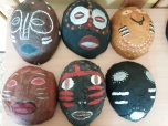 Výtvarná dílna - vyráběli jsme africké masky