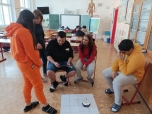 Robot v hodině matematiky