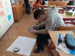 Robot v hodině matematiky