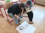 Robot v hodině matematiky
