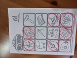 Návštěva domu seniorů - obrázkové bingo