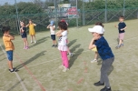 Sportování na hřišti 