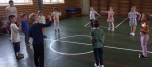 Rozcvička hry a soutěže  v tělocvičně 
