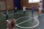 Rozcvička hry a soutěže  v tělocvičně 