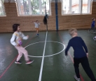 Rozcvička hry a soutěže  v tělocvičně 