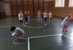 Rozcvička hry a soutěže  v tělocvičně 