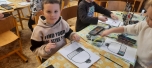 Výroba zimních čepic a rukavic ll. oddělení
