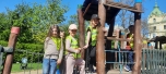 Dětské hřiště U Vodárny 1.B + 2. třídy