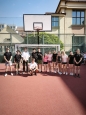 Volejbalové utkání zaměstnanců ZŠ Mendíků a žáků 9.tříd 