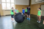 Kin-ball - hodina tělesné výchovy