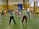 únor 2015 hodina tělesné výchovy