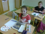 únor 2015 hodina výtvarné výchovy