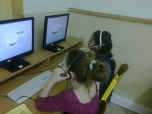 únor 2015 hodina v počítačové učebně