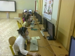 únor 2015 hodina v počítačové učebně