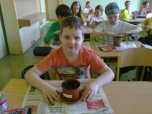 březen 2015  hodina pracovních činností - první pěstitelské práce