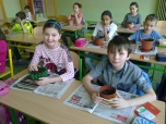 březen 2015  hodina pracovních činností - první pěstitelské práce