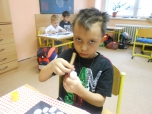 Geometrické tvary a sněhulák