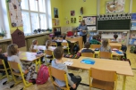Na návštěvě v 1.B - hodina matematiky 