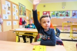 Na návštěvě v 1.B - hodina matematiky 