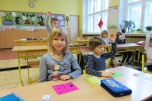 Na návštěvě v 1.B - hodina matematiky 