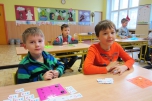 Na návštěvě v 1.B - hodina matematiky 