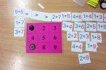 Na návštěvě v 1.B - hodina matematiky 