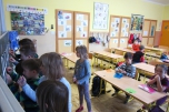 Na návštěvě v 1.B - hodina matematiky 