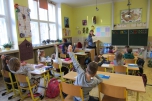 Na návštěvě v 1.B - hodina matematiky 