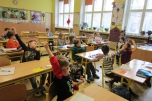 Na návštěvě v 1.B - hodina matematiky 