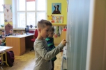 Na návštěvě v 1.B - hodina matematiky 