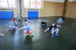 Tělesná výchova pod vedením paní ředitelky