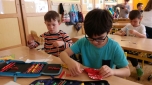 Hodina pracovních činností - vyrábíme ptáčka