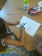 Kreslení s paní učitelkou Ilonou