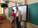 Pan Holinský a ocenění žáci