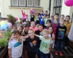 90 let školy - kytička a balónky