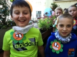 90 let školy - kytička a balónky